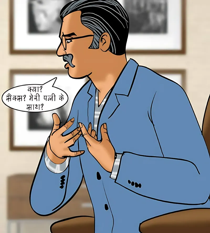 Velamma Hindi Episodes – वेलम्मा हिंदी - 84. Velamma Episode 84 Hindi – Sparsh chikitsa (स्पर्श चिकित्सा) - Page 77