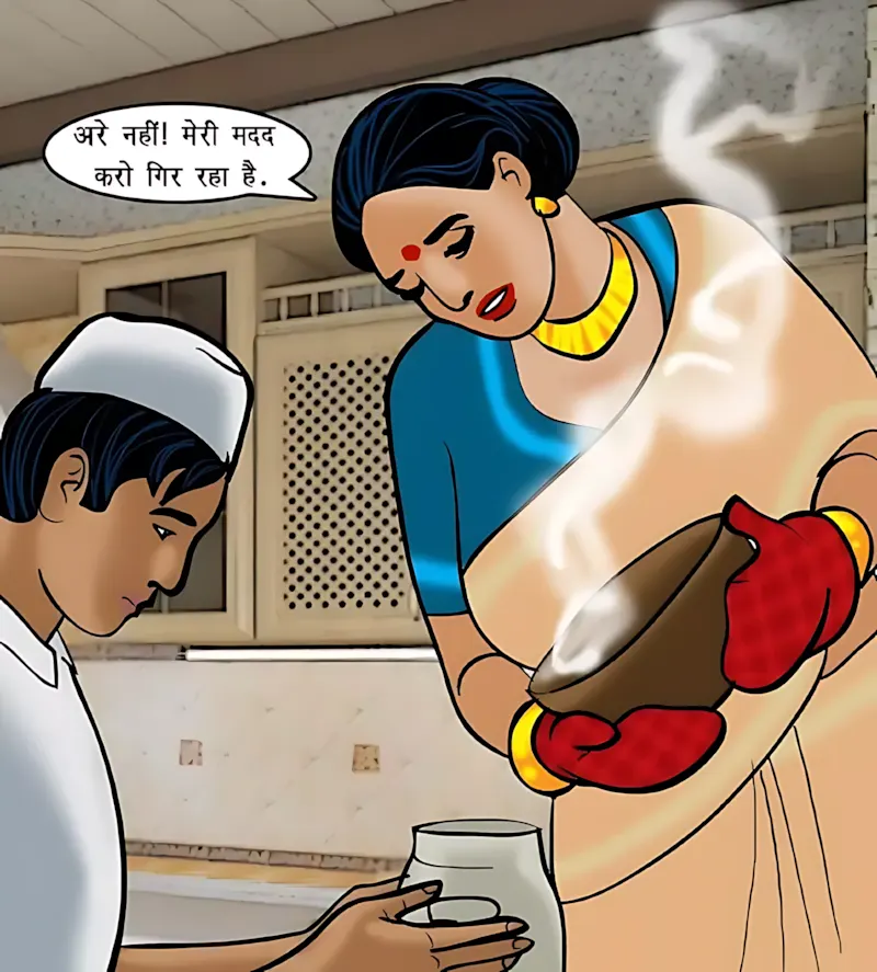 Velamma Hindi Episodes – वेलम्मा हिंदी - 72. Velamma Episode 72 Hindi – Shararti naukar (शरारती नौकर) - Page 45