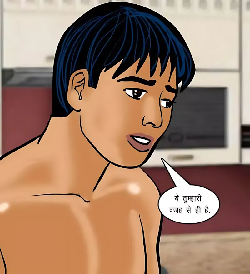 Velamma Hindi Episodes – वेलम्मा हिंदी - 61. Velamma Episode 61 Hindi – Nagn safai (नग्न सफाई) - Page 132