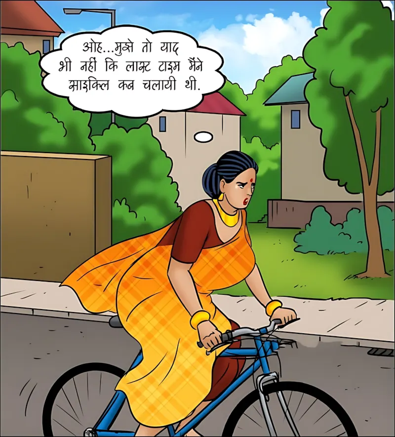 Velamma Hindi Episodes – वेलम्मा हिंदी - 119. Velamma Episode 119 Hindi - वेलम्मा बनी बाइकर - Page 5