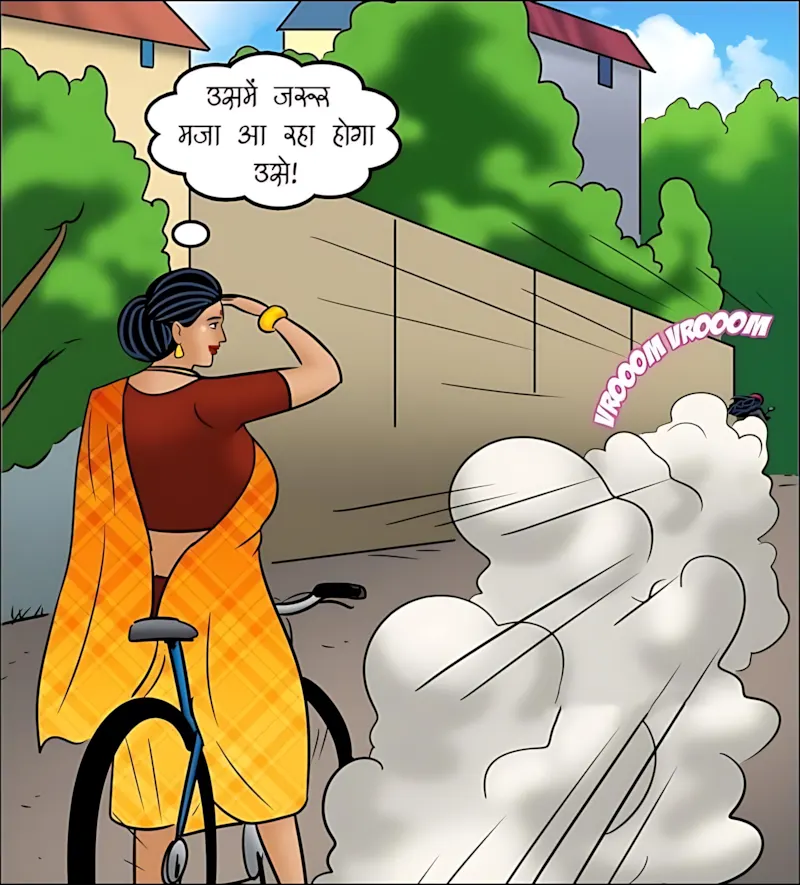 Velamma Hindi Episodes – वेलम्मा हिंदी - 119. Velamma Episode 119 Hindi - वेलम्मा बनी बाइकर - Page 8