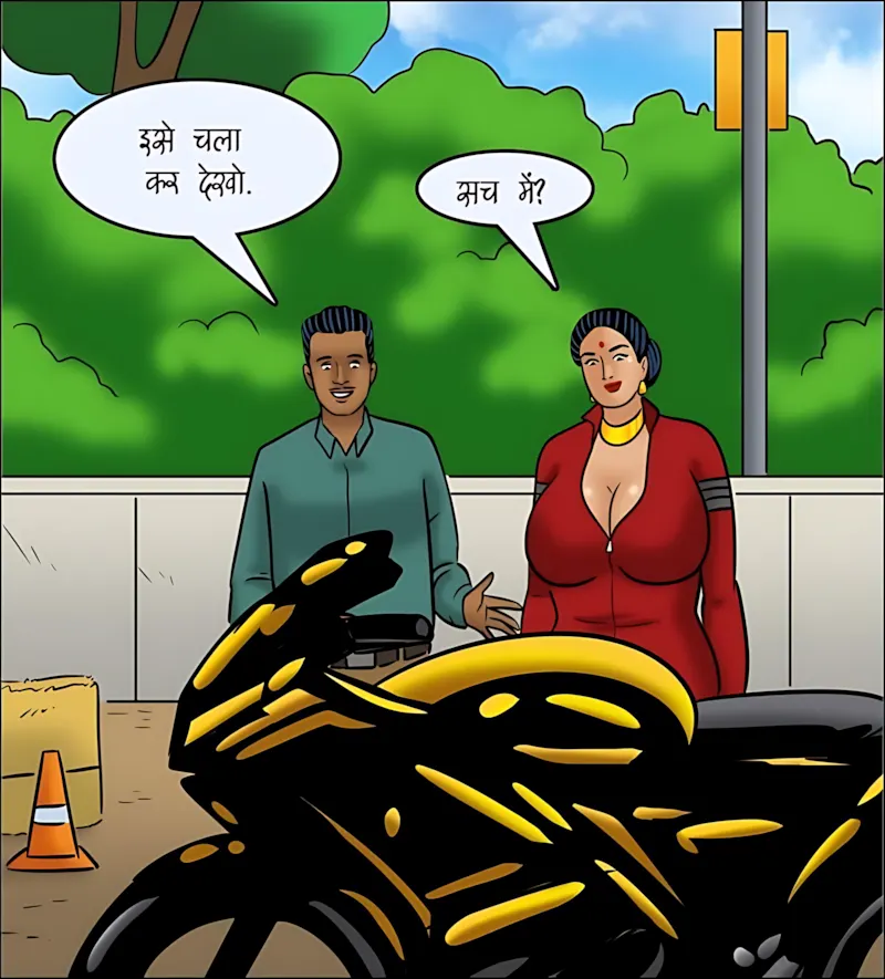 Velamma Hindi Episodes – वेलम्मा हिंदी - 119. Velamma Episode 119 Hindi - वेलम्मा बनी बाइकर - Page 28