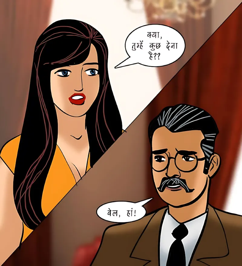 Velamma Hindi Episodes – वेलम्मा हिंदी - 92. Velamma Episode 92 Hindi – Dohra milan (दोहरा मिलन) - Page 46