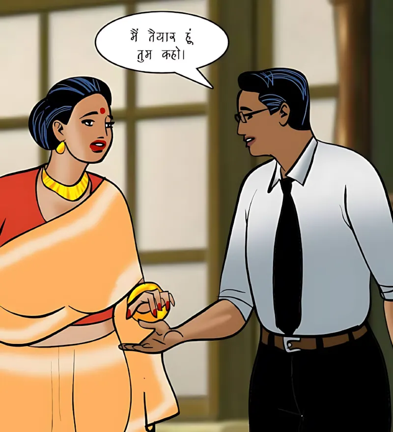 Velamma Hindi Episodes – वेलम्मा हिंदी - 92. Velamma Episode 92 Hindi – Dohra milan (दोहरा मिलन) - Page 50