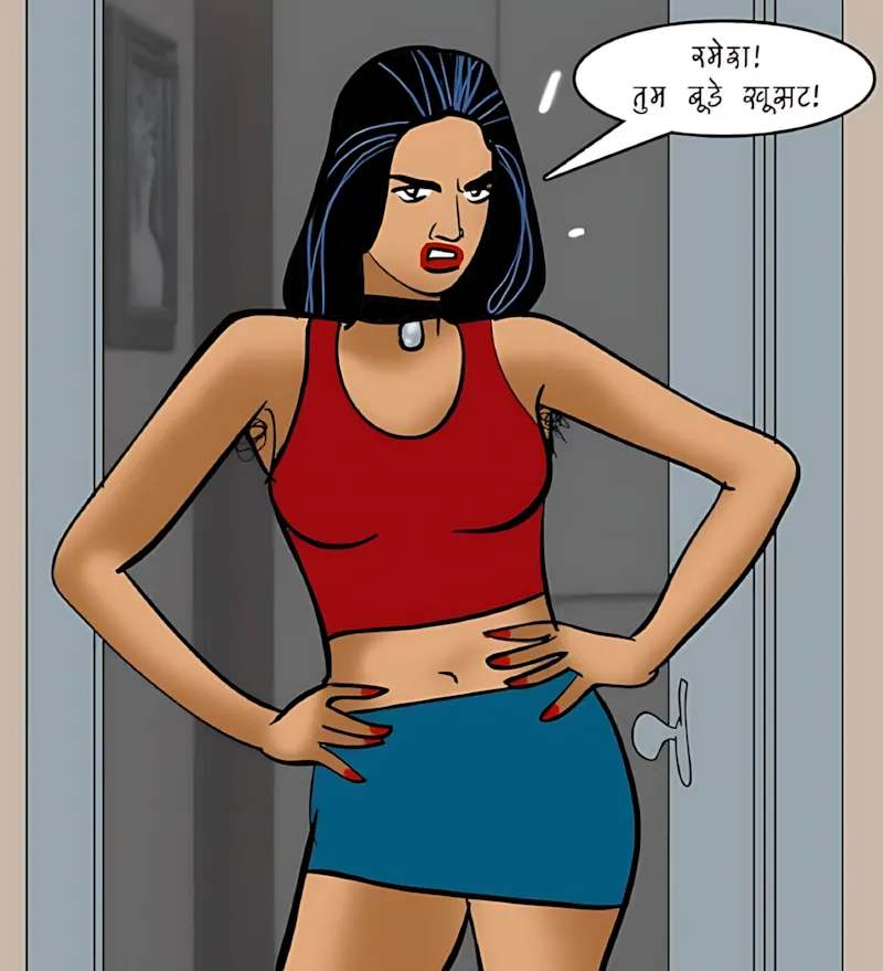 Velamma Hindi Episodes – वेलम्मा हिंदी - 92. Velamma Episode 92 Hindi – Dohra milan (दोहरा मिलन) - Page 88