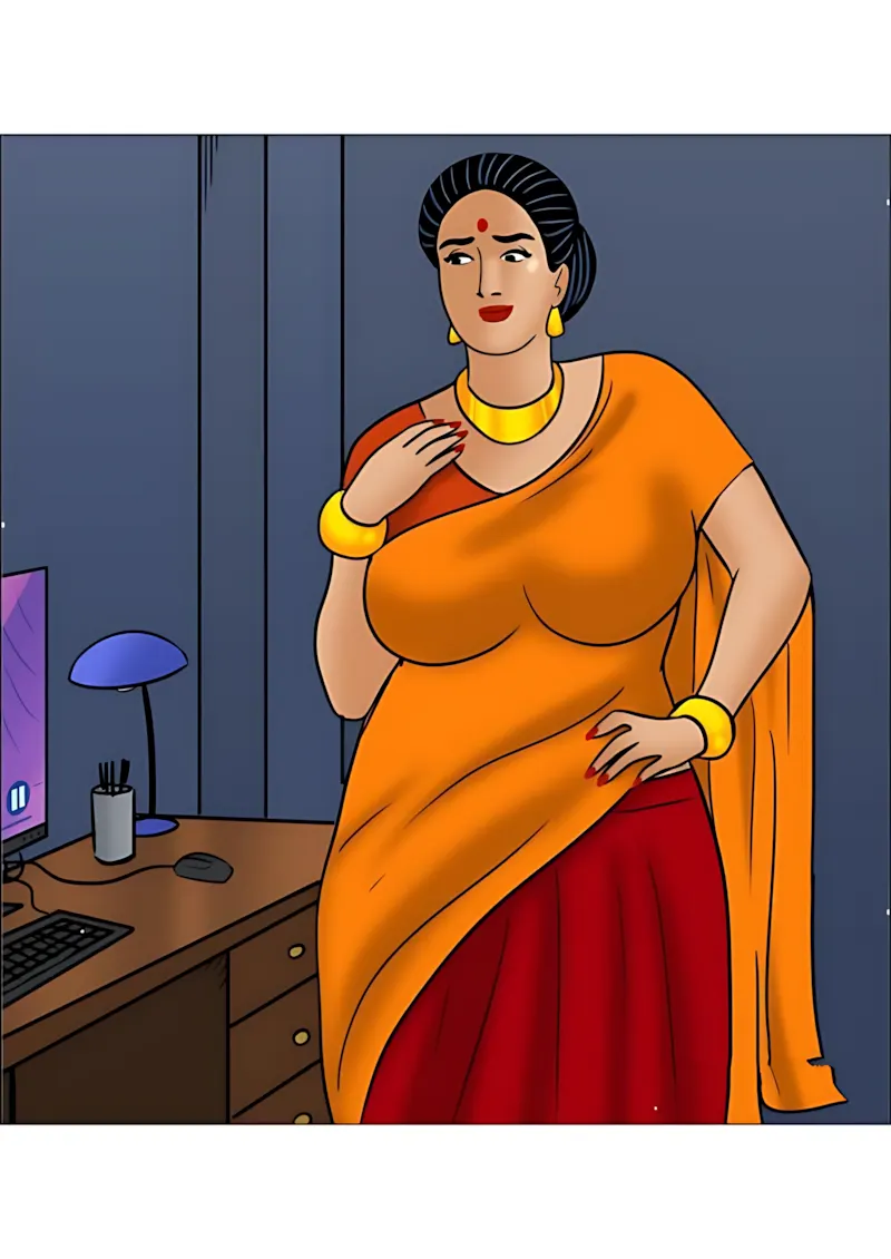 Velamma Hindi Episodes – वेलम्मा हिंदी - 111. Velamma Episode 111 Hindi - पोते की भूल, दादा का मजा! - Page 58