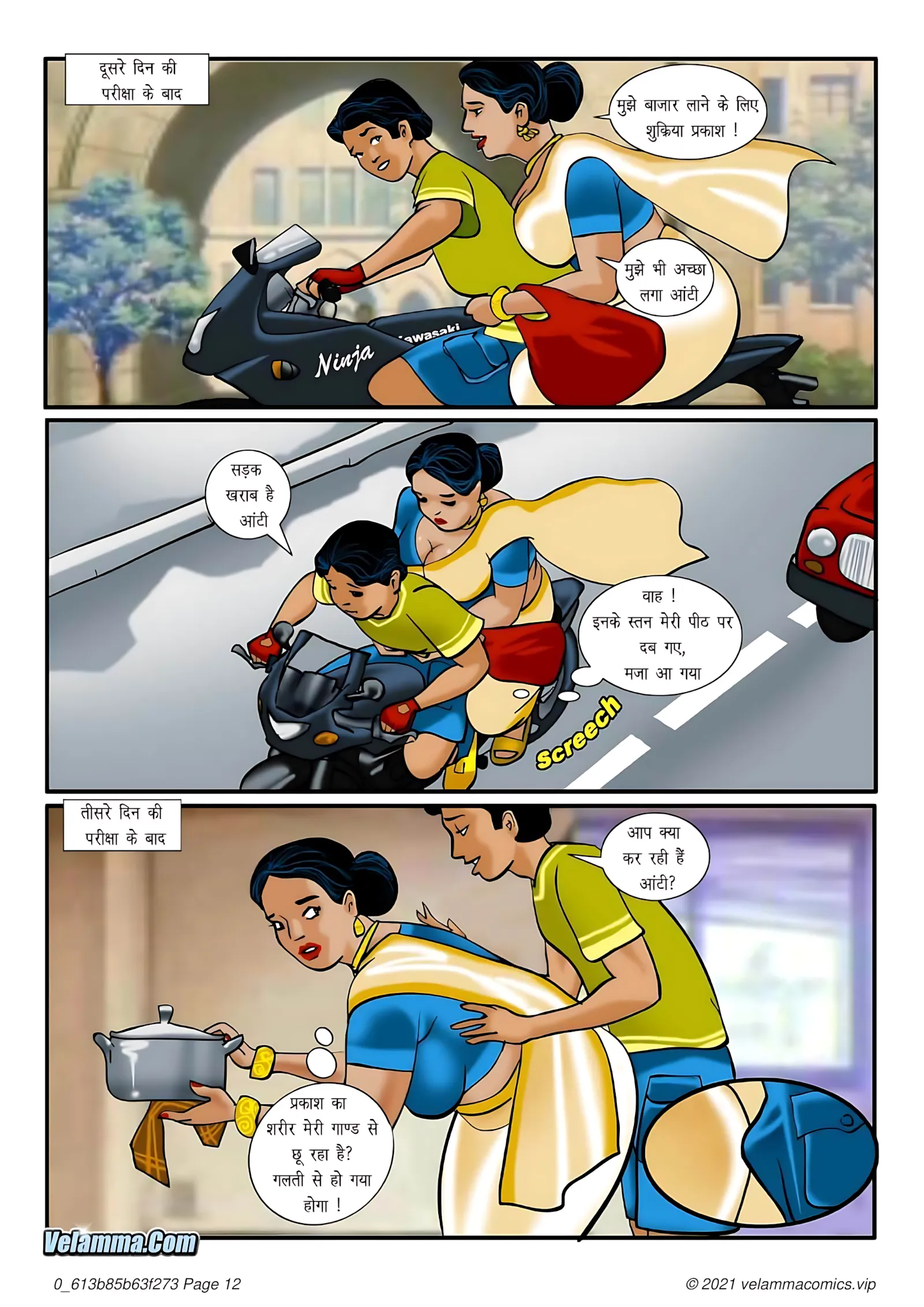 Velamma Hindi Episodes – वेलम्मा हिंदी - 1. Velamma Episode 01 Hindi – Shuruata (शुरुआत) - Page 12