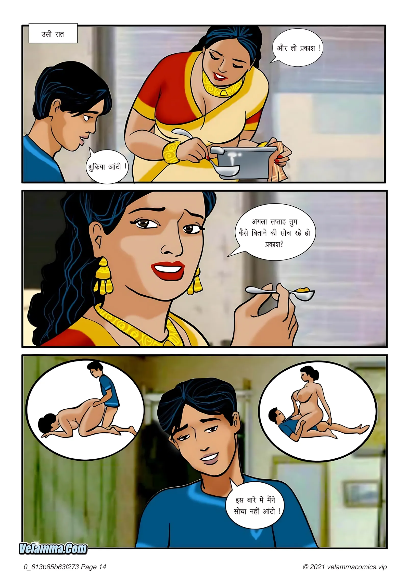 Velamma Hindi Episodes – वेलम्मा हिंदी - 1. Velamma Episode 01 Hindi – Shuruata (शुरुआत) - Page 14