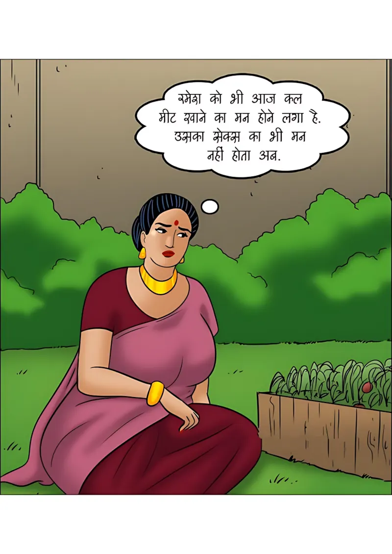 Velamma Hindi Episodes – वेलम्मा हिंदी - 114. Velamma Episode 114 Hindi - माली की मेहनत - Page 45
