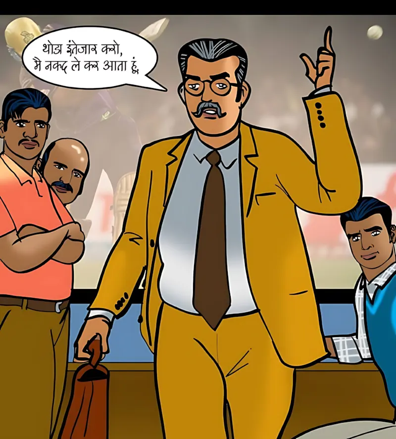 Velamma Hindi Episodes – वेलम्मा हिंदी - 79. Velamma Episode 79 Hindi – A Betting Scandal (सट्टा पड़ा उल्टा) - Page 46