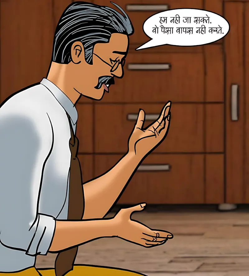 Velamma Hindi Episodes – वेलम्मा हिंदी - 79. Velamma Episode 79 Hindi – A Betting Scandal (सट्टा पड़ा उल्टा) - Page 61