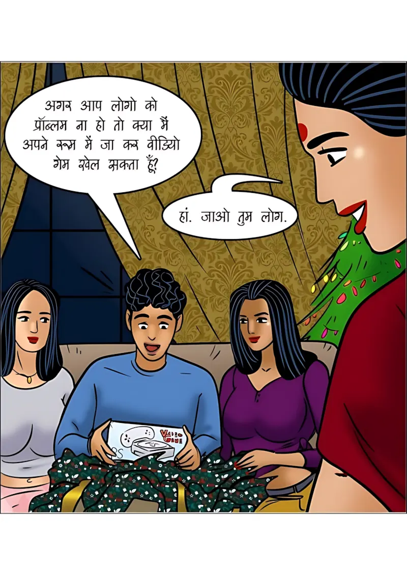 Velamma Hindi Episodes – वेलम्मा हिंदी - 110. Velamma Episode 110 Hindi - क्रिसमस की शाम - Page 47