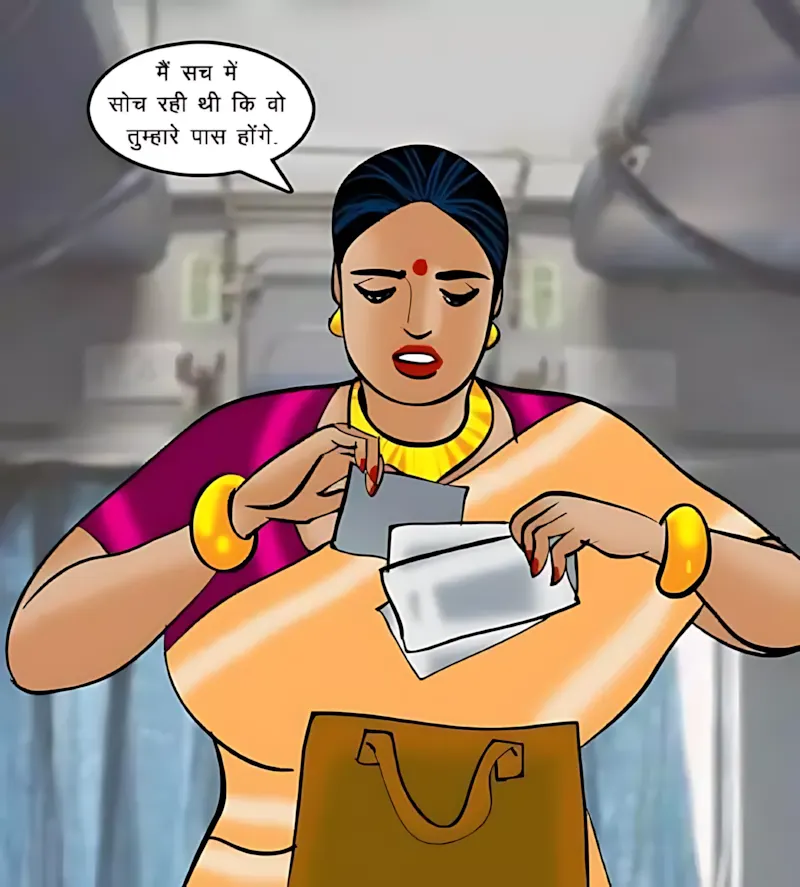 Velamma Hindi Episodes – वेलम्मा हिंदी - 68. Velamma Episode 68 Hindi – Train me chudai (ट्रेन में चुदाई) - Page 35