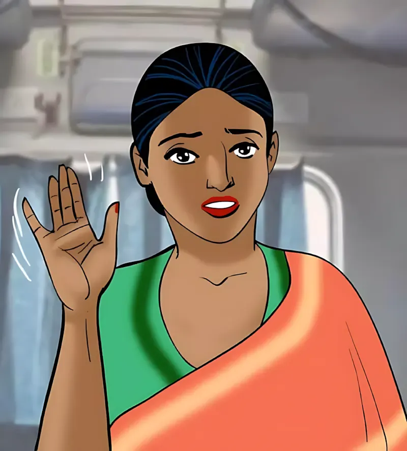 Velamma Hindi Episodes – वेलम्मा हिंदी - 68. Velamma Episode 68 Hindi – Train me chudai (ट्रेन में चुदाई) - Page 45