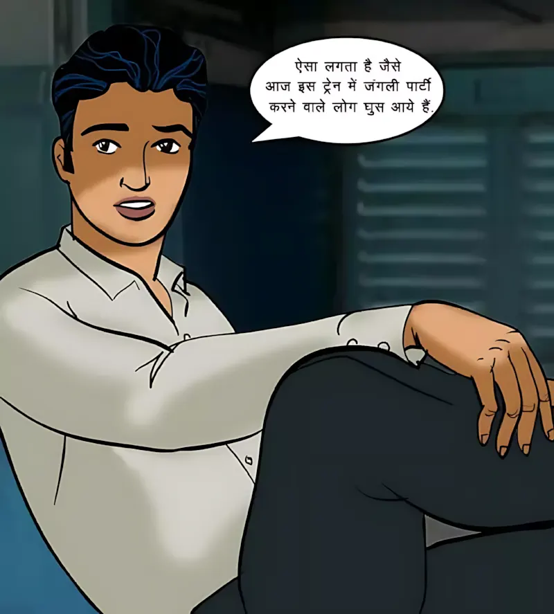 Velamma Hindi Episodes – वेलम्मा हिंदी - 68. Velamma Episode 68 Hindi – Train me chudai (ट्रेन में चुदाई) - Page 76