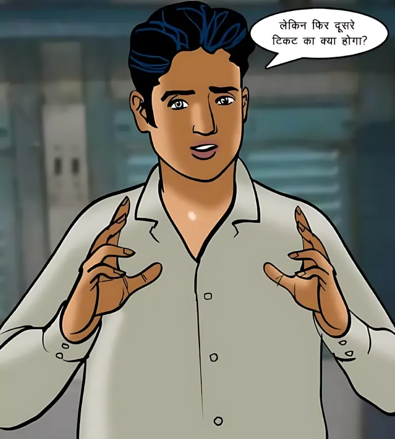 Velamma Hindi Episodes – वेलम्मा हिंदी - 68. Velamma Episode 68 Hindi – Train me chudai (ट्रेन में चुदाई) - Page 118