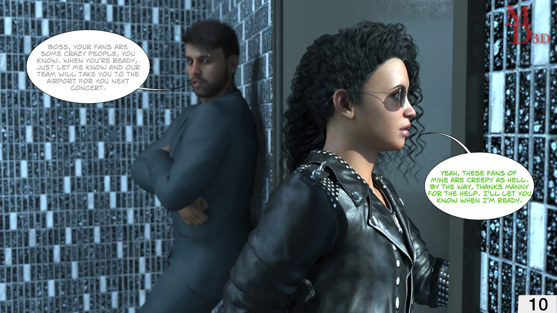 Forbidden Love [Magic Dragon 3D] - 4. Forbidden Love Bonus Chapter - A Secret Fan - Page 11