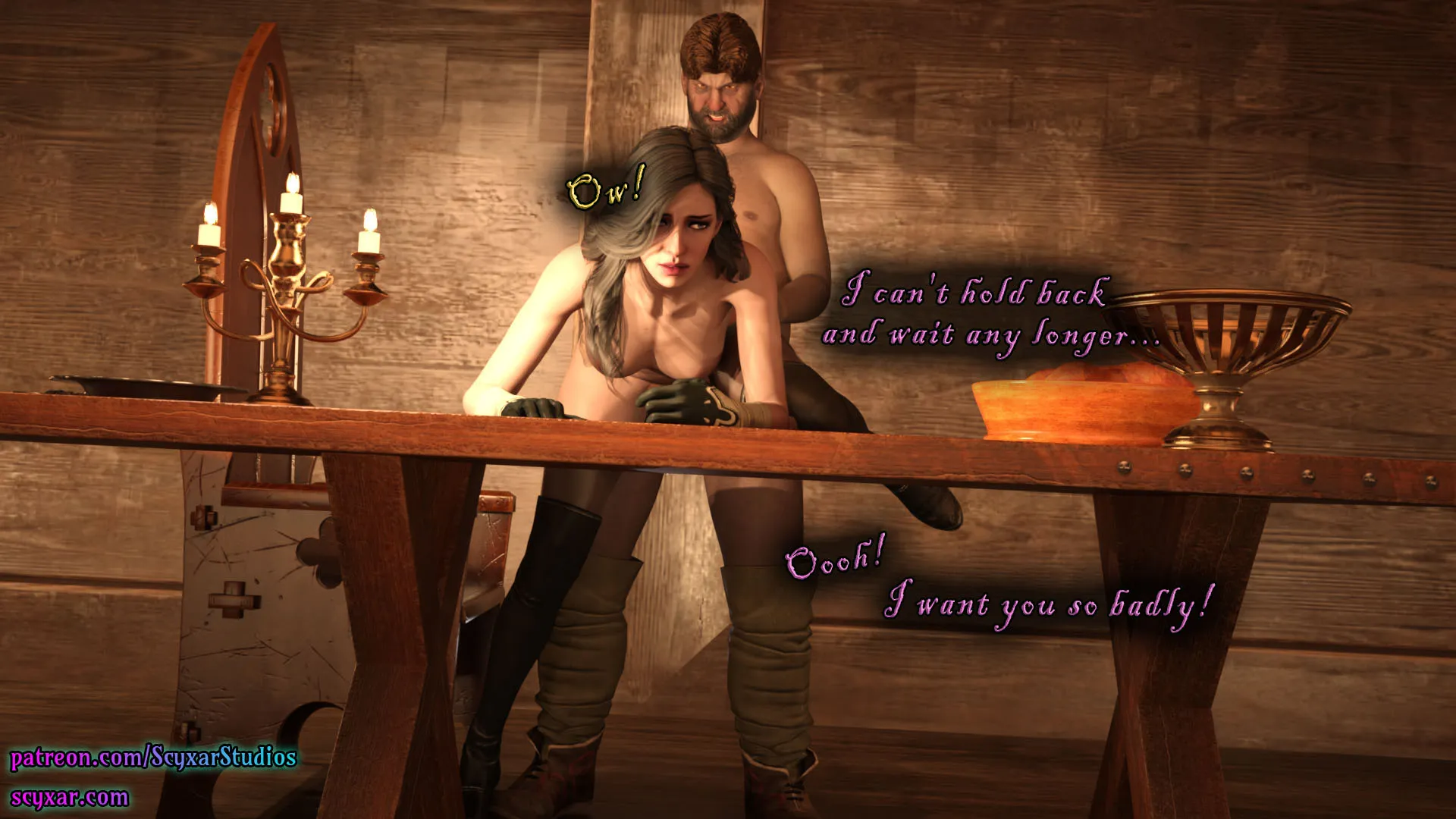 Geralt’s Transformation into Yennefer [Scyxar Studios] - 10 . Geralt’s Transformation into Yennefer - Chapter 10 - Page 17