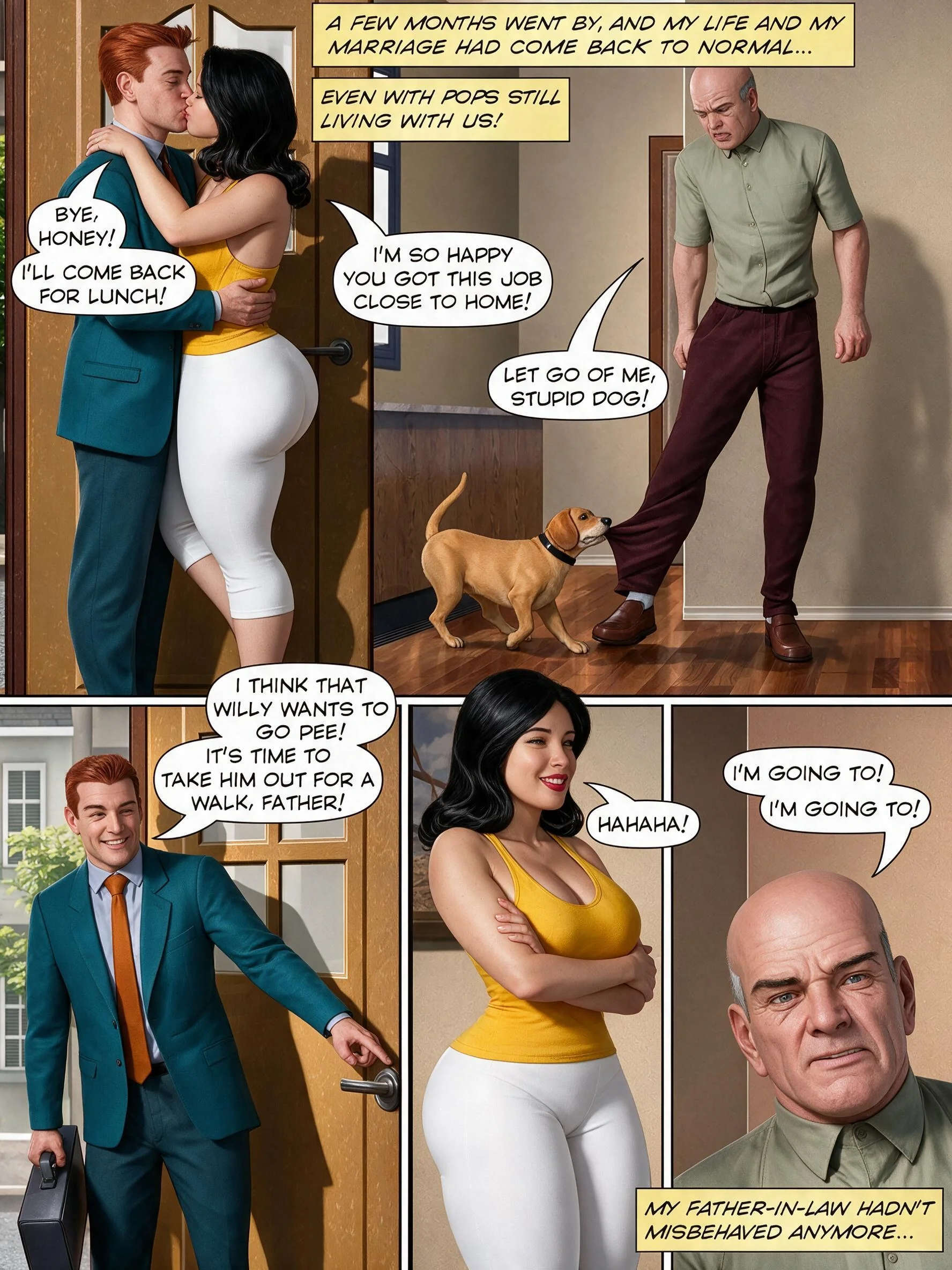 The Pervert Father in Law (AI Remastered) - 3. The pervert father in law - Part 3 ( AI Gen ) - Page 17