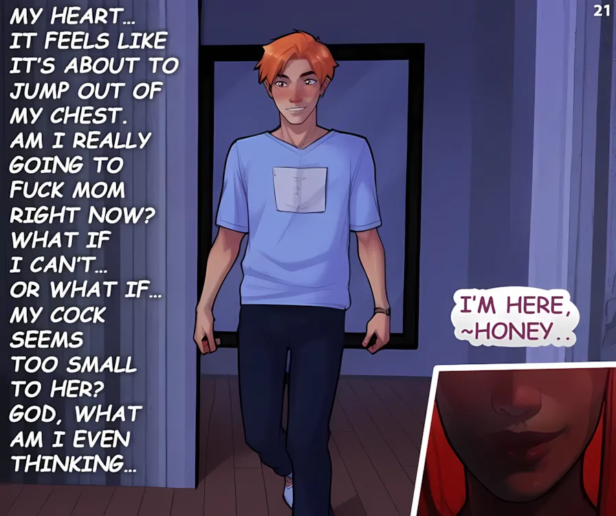 Mom`s Lesson [Lookizade] - Mom`s Lesson- Mom-Son Incest - Page 22