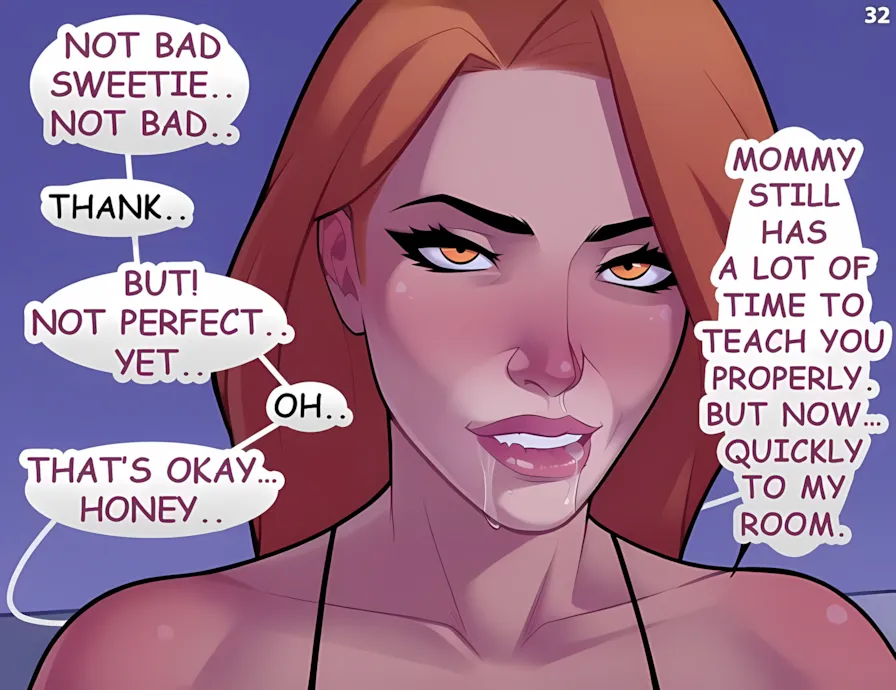 Mom`s Lesson [Lookizade] - Mom`s Lesson- Mom-Son Incest - Page 33