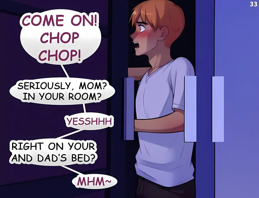 Mom`s Lesson [Lookizade] - Mom`s Lesson- Mom-Son Incest - Page 34