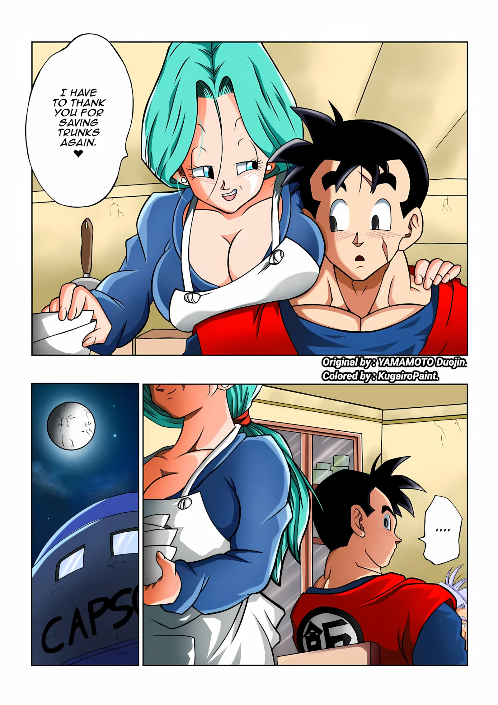 Milf Truck 5 – Chichi & Gohan [MoomooDairy] - 4. Lots of Sex in the Future! Bulma and Gohan - Page 4
