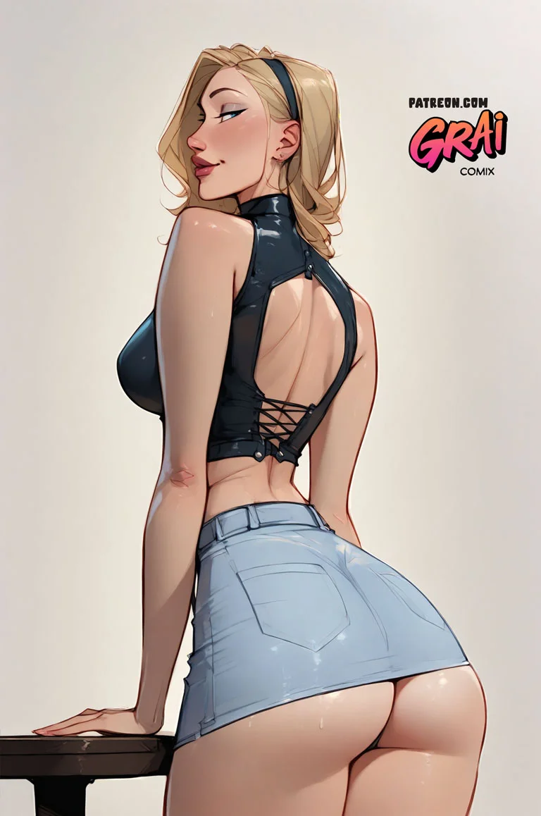 Meet Me Under the Christmas Tree [GRAI COMIX] - Cheekies- GRAI COMIX - Pinups - Page 8
