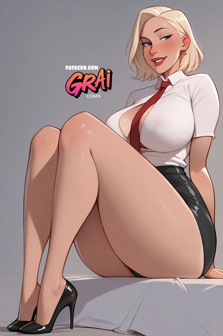 Meet Me Under the Christmas Tree [GRAI COMIX] - Cheekies- GRAI COMIX - Pinups - Page 15
