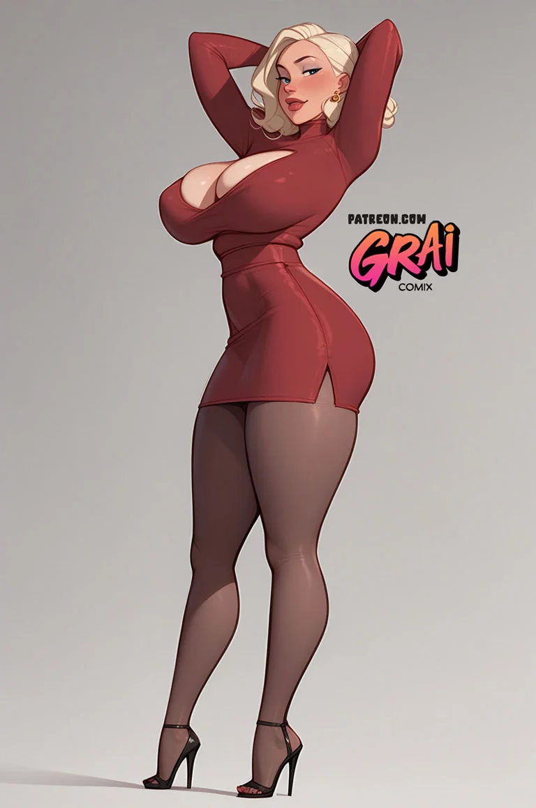 Meet Me Under the Christmas Tree [GRAI COMIX] - Cheekies- GRAI COMIX - Pinups - Page 22