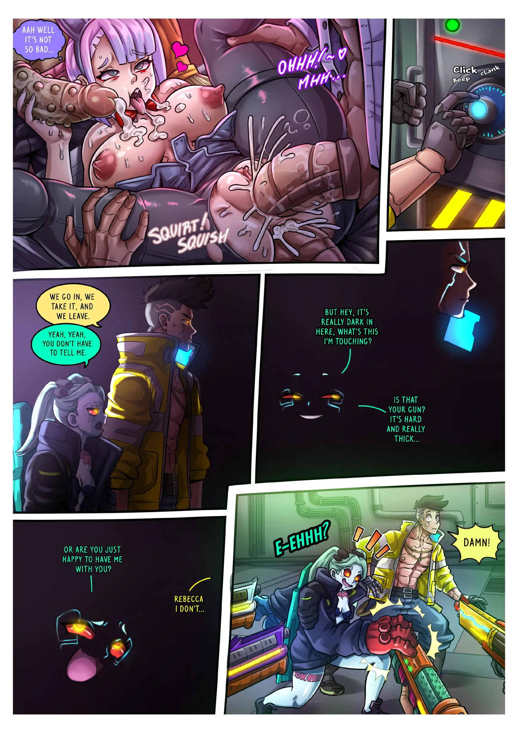 CyberLUST (Cyberpunk) - 1 . CyberLUST - Chapter 1 - Page 7