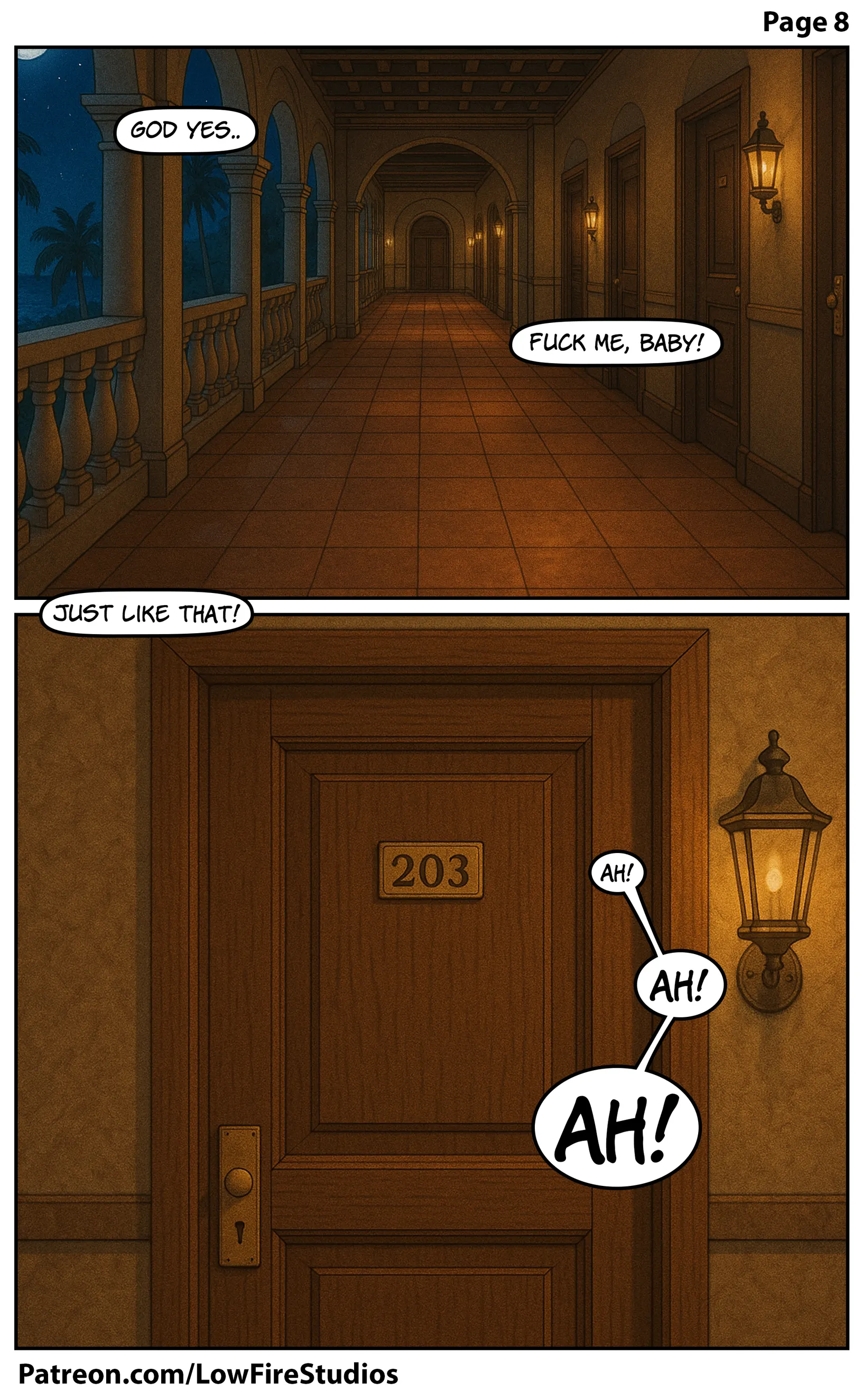 Holiday with my best friends mom [LowFireStudios] - 2. Holiday with my best friends mom - Part 2 - Page 8