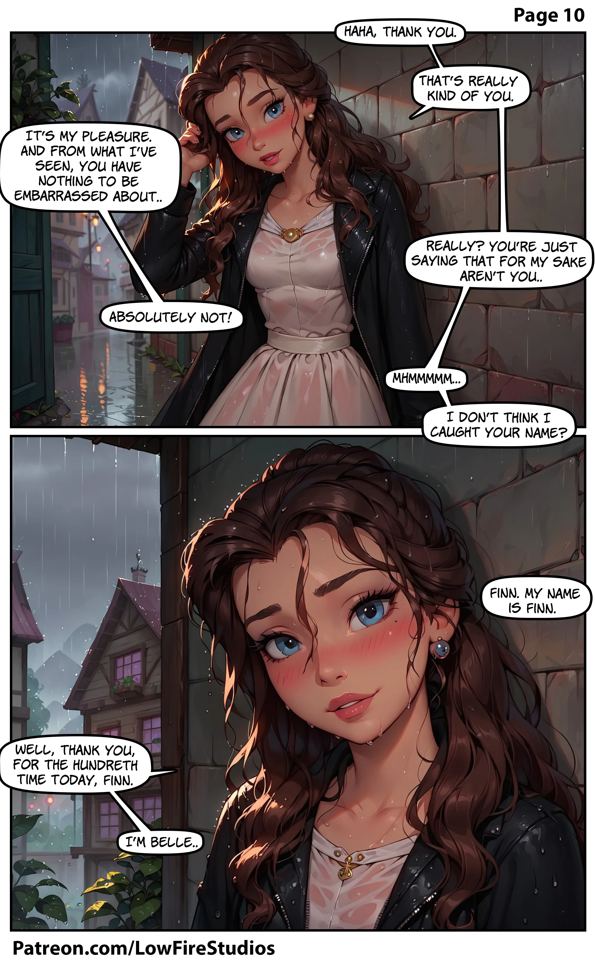 The Tinder MILF [LowFireStudios] - Belle's Sudden Soak - Page 11