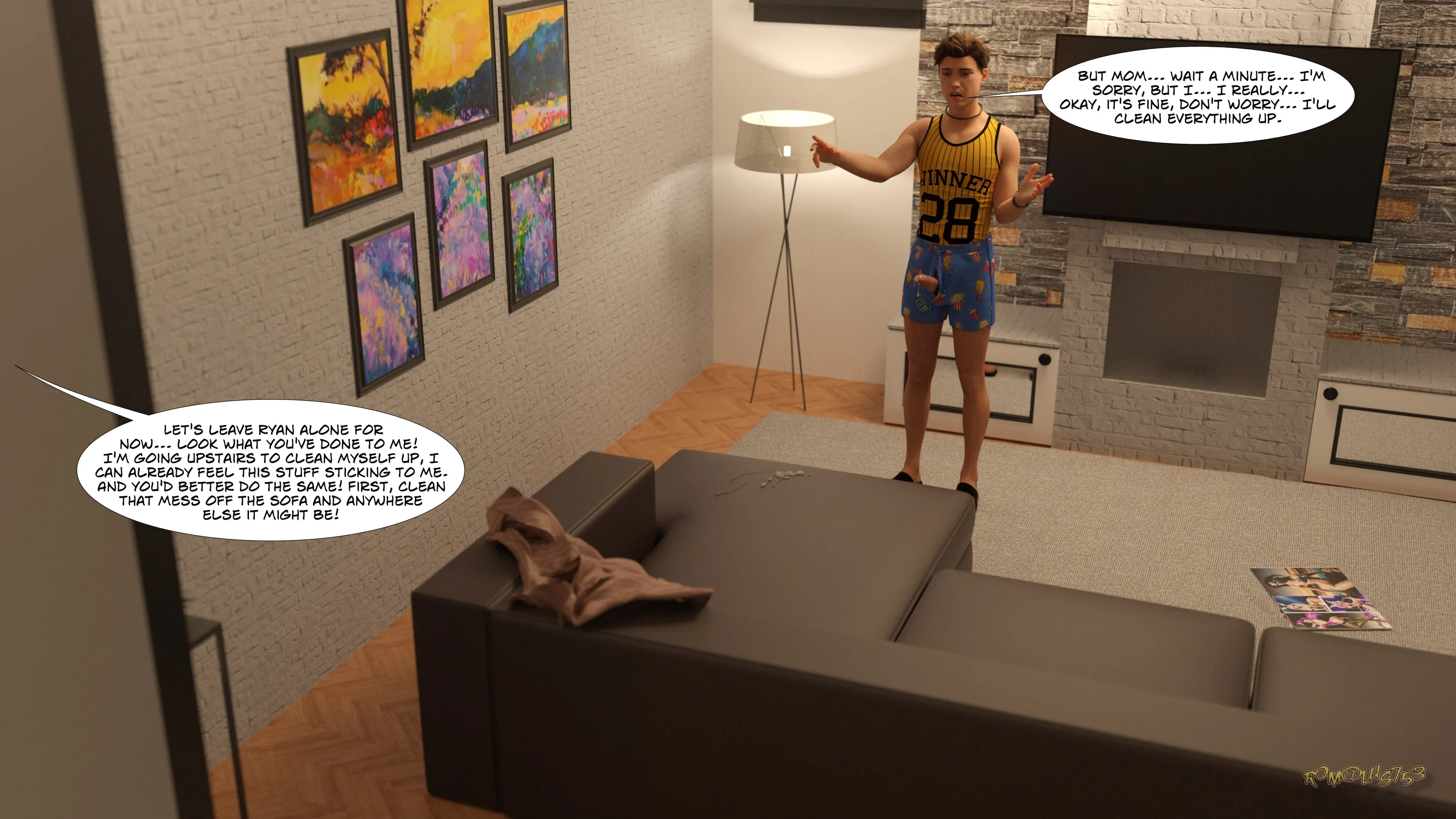 Mom’s unexpected solution - 1.2 . Mom's unexpected solution - Chapter 1 Part 2 [Rom@lus753] - Page 7