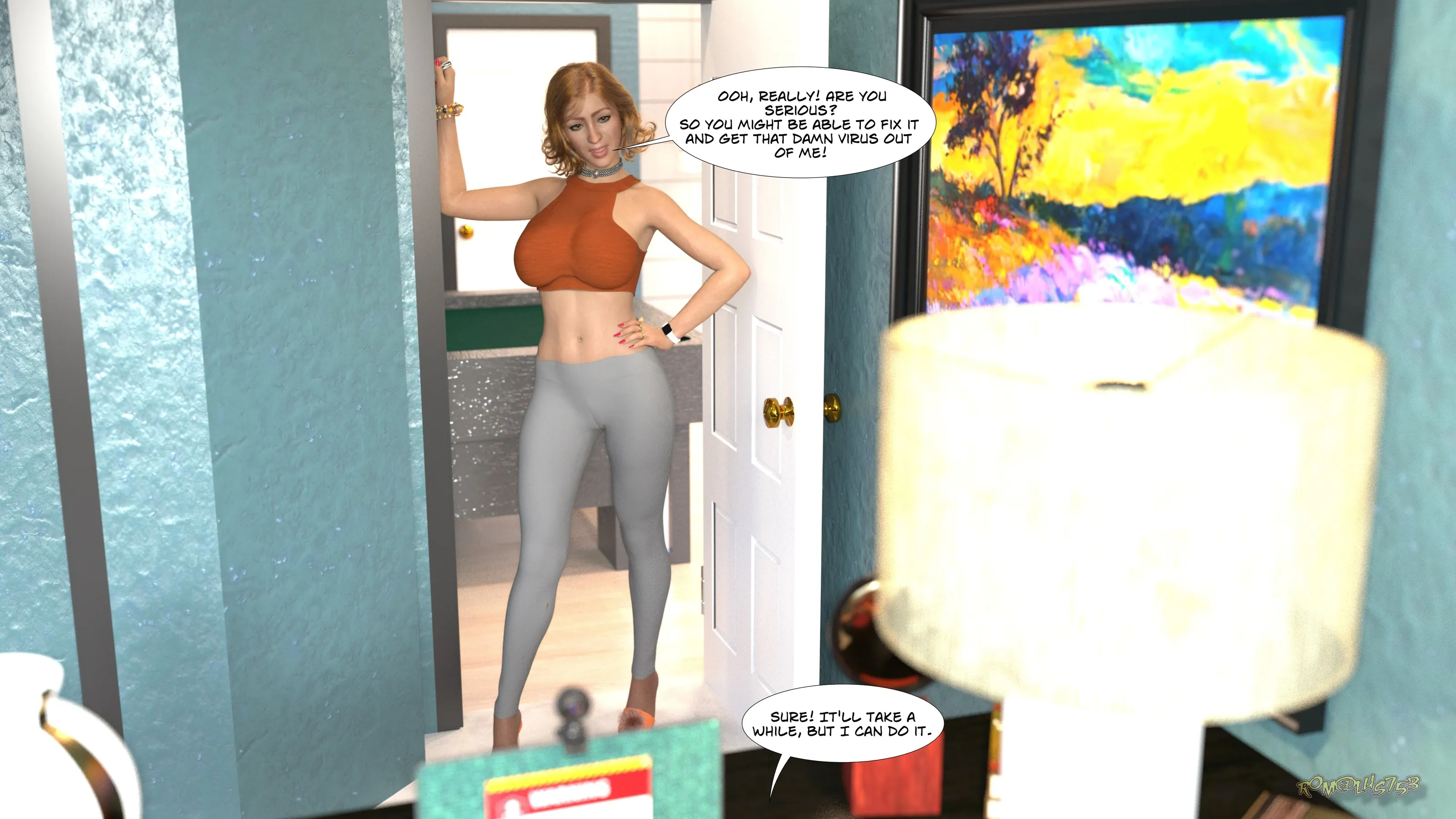 Mom’s unexpected solution - 1 . Mom's unexpected solution - Chapter 1 [Rom@lus753] - Page 51