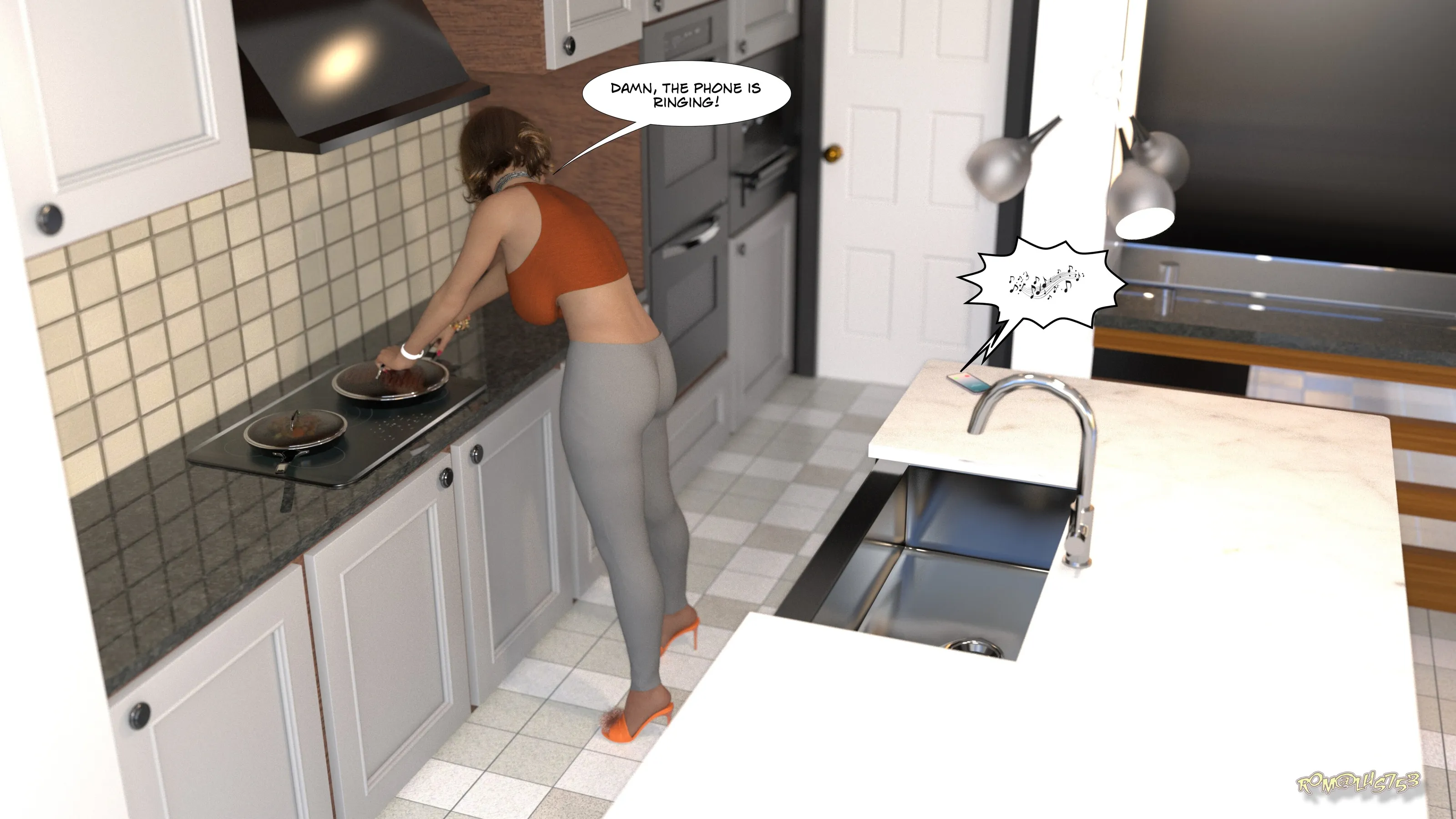 Mom’s unexpected solution - 1 . Mom's unexpected solution - Chapter 1 [Rom@lus753] - Page 53