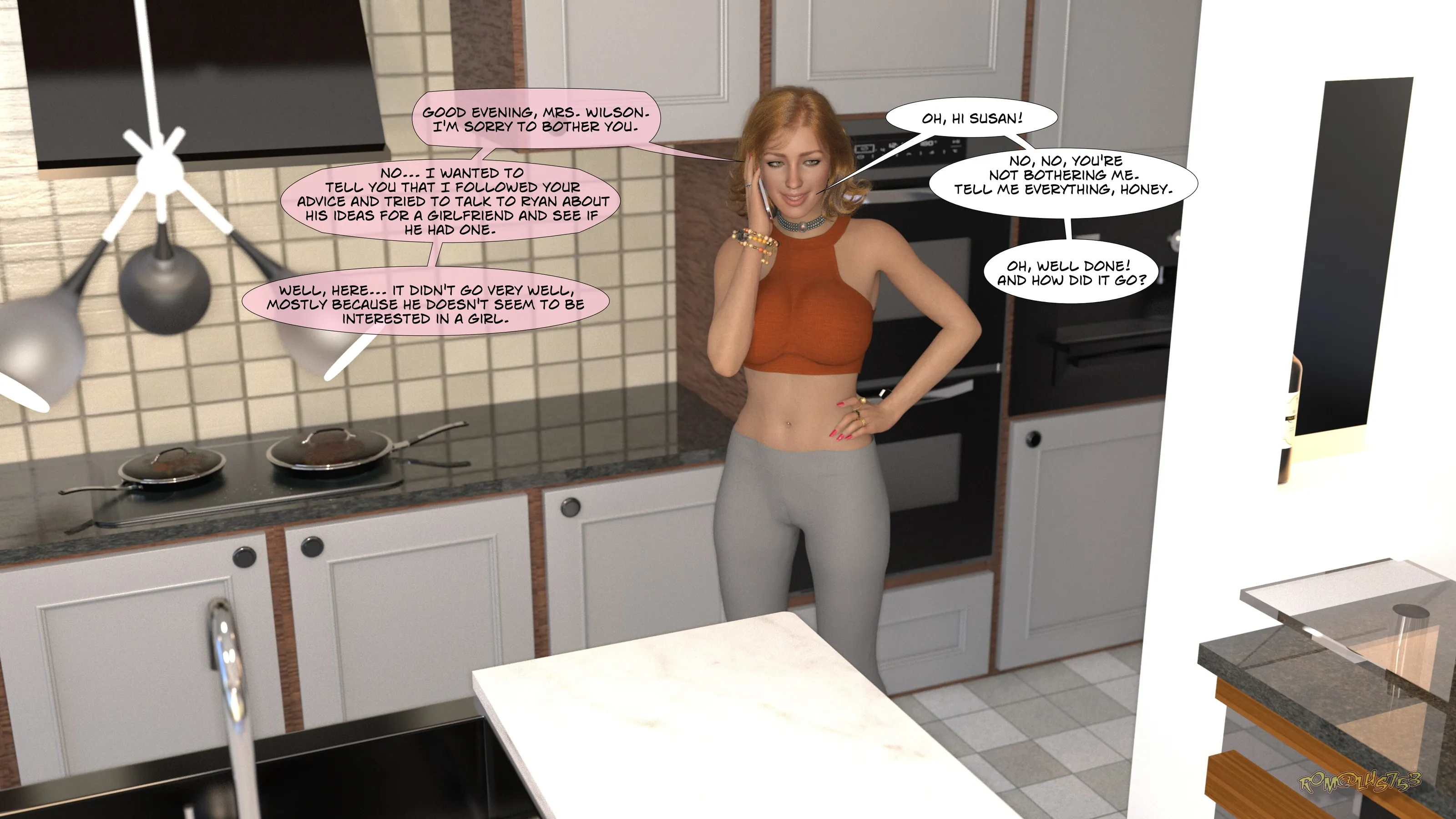 Mom’s unexpected solution - 1 . Mom's unexpected solution - Chapter 1 [Rom@lus753] - Page 54
