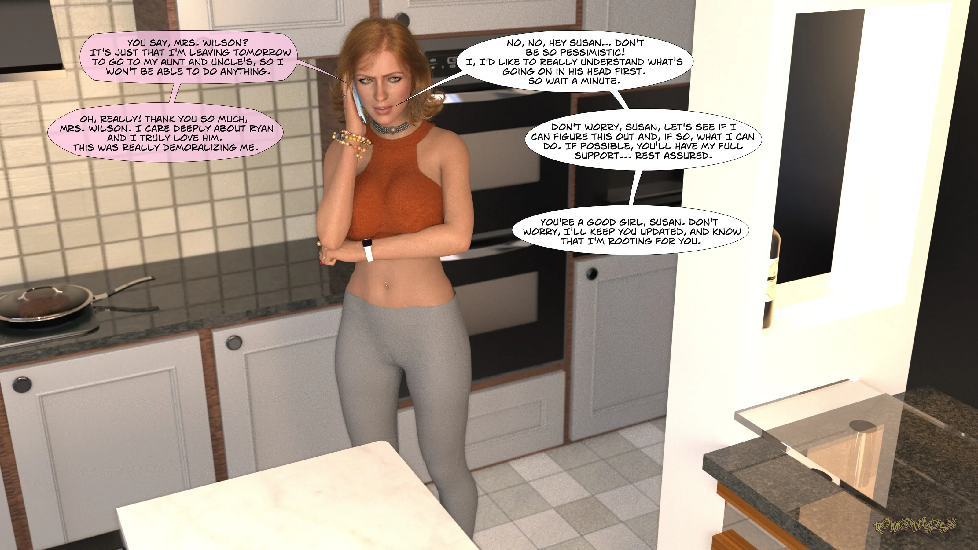 Mom’s unexpected solution - 1 . Mom's unexpected solution - Chapter 1 [Rom@lus753] - Page 56