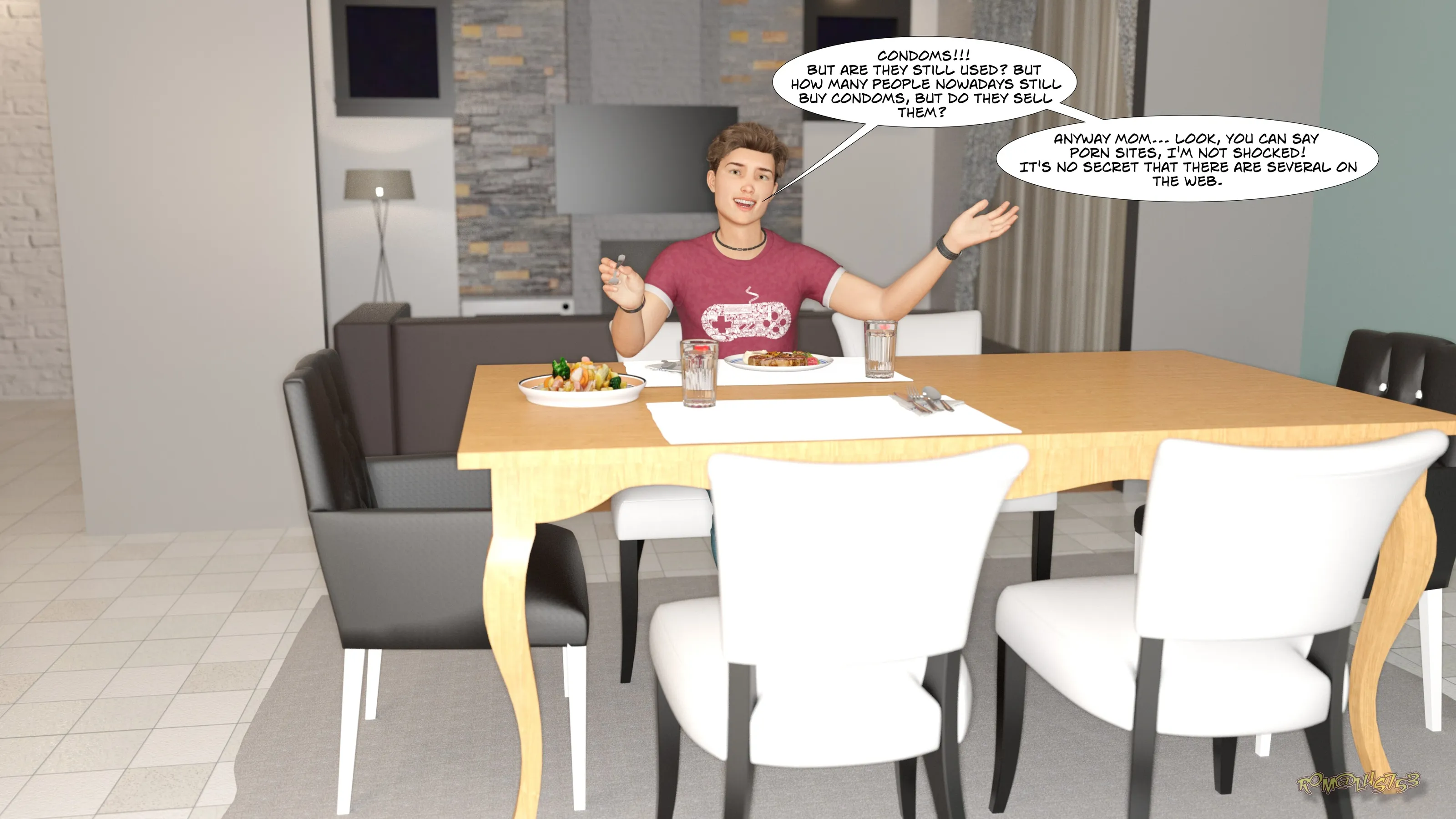 Mom’s unexpected solution - 1 . Mom's unexpected solution - Chapter 1 [Rom@lus753] - Page 60