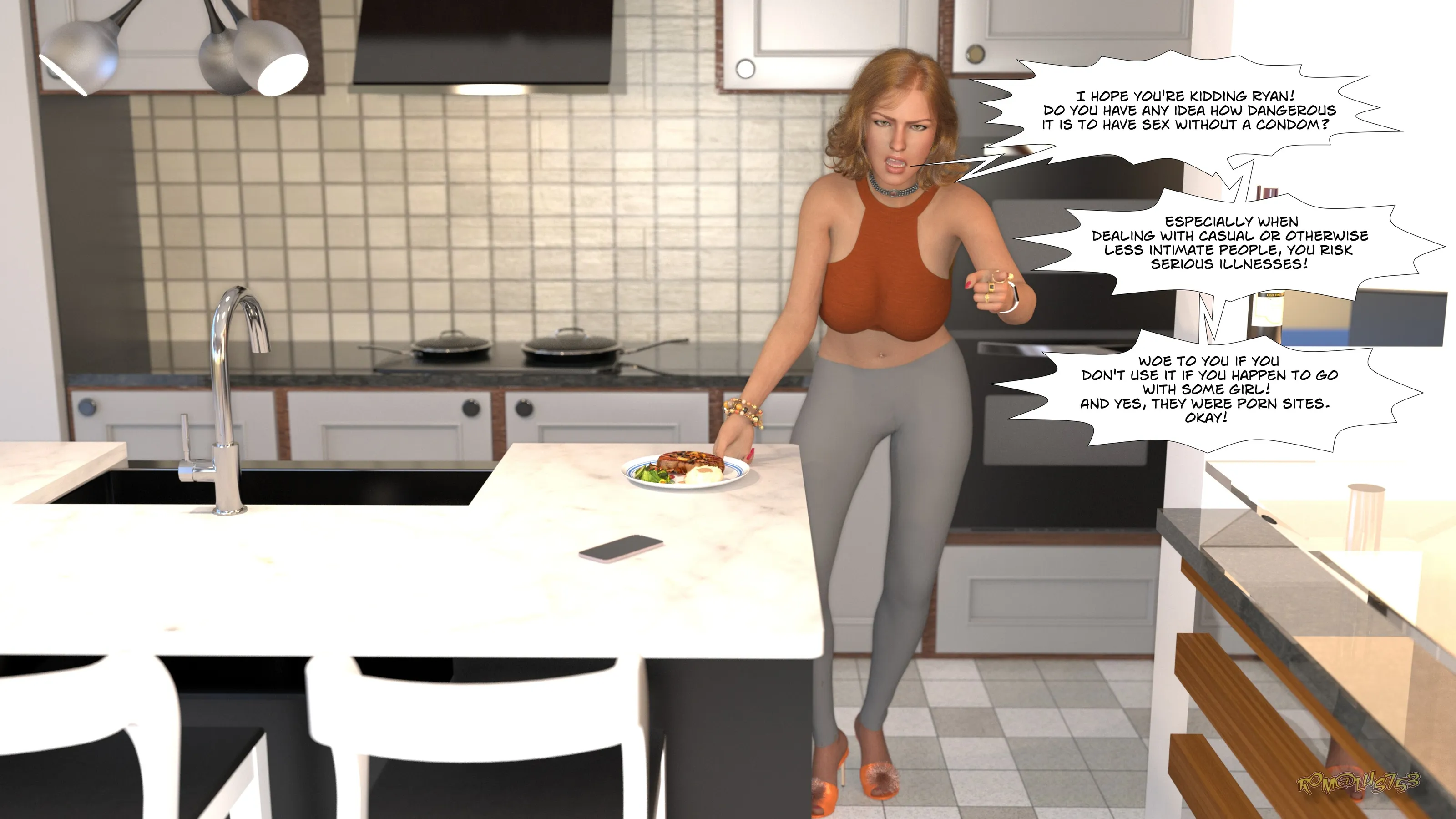 Mom’s unexpected solution - 1 . Mom's unexpected solution - Chapter 1 [Rom@lus753] - Page 61