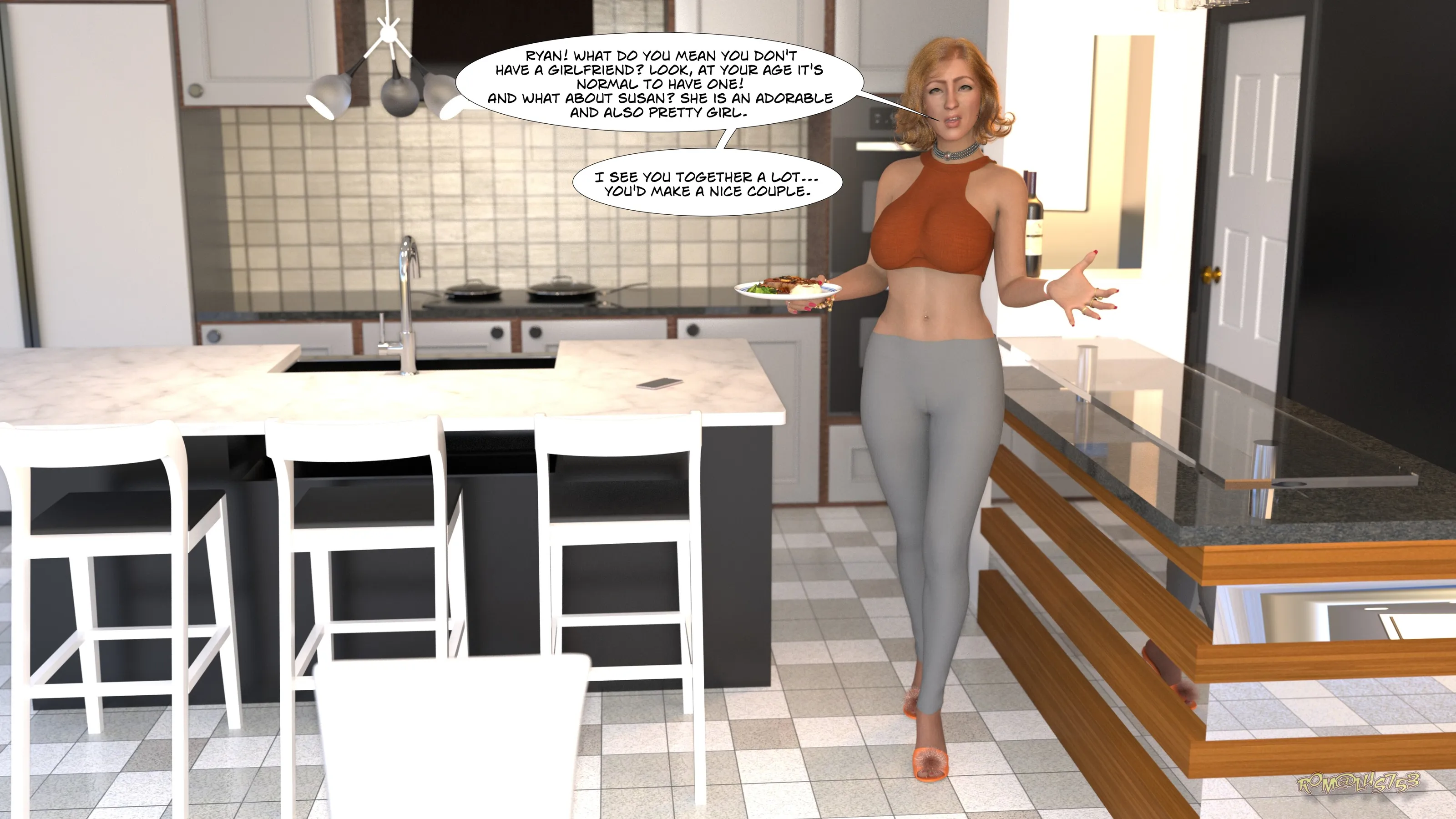 Mom’s unexpected solution - 1 . Mom's unexpected solution - Chapter 1 [Rom@lus753] - Page 63