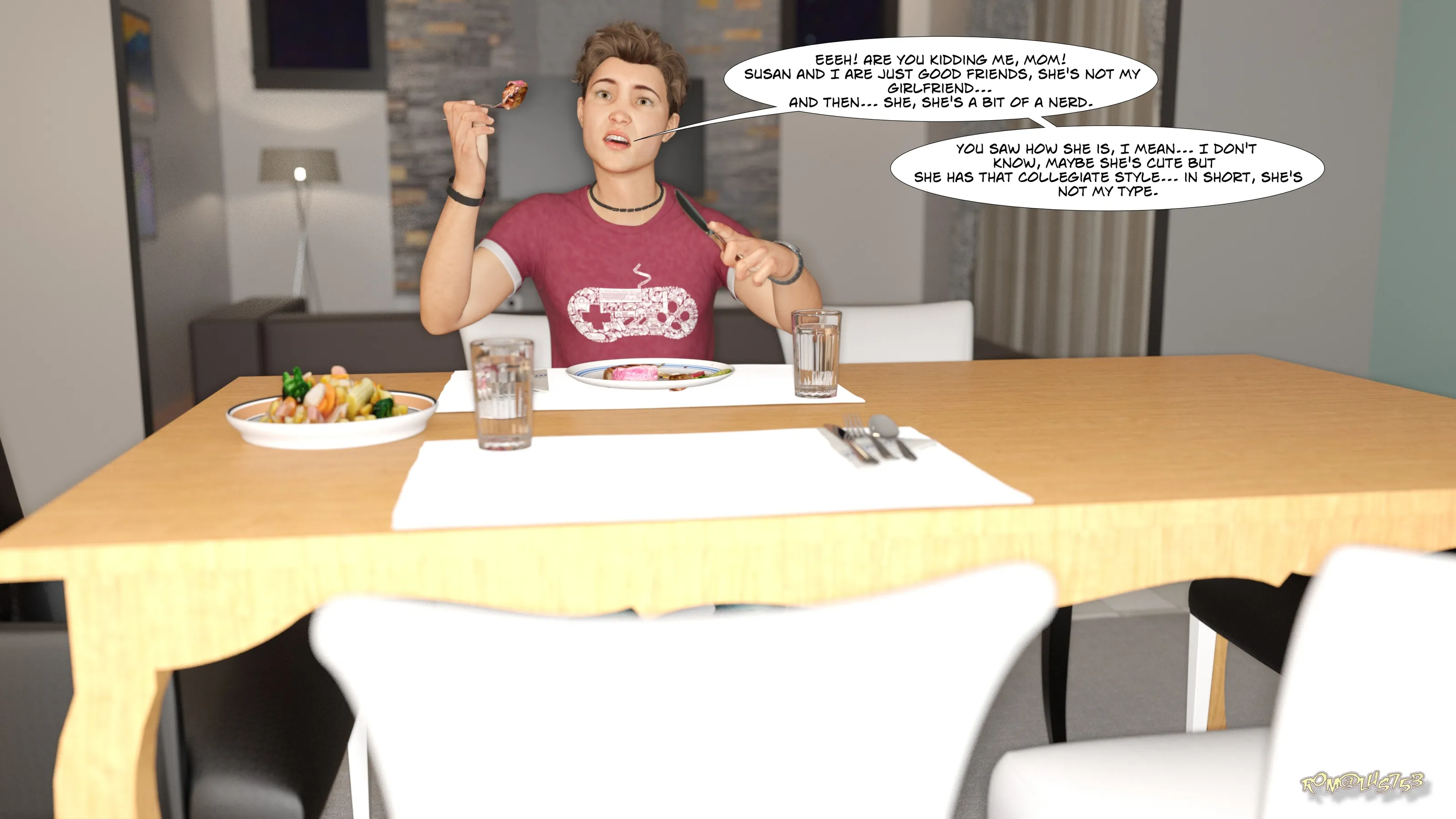 Mom’s unexpected solution - 1 . Mom's unexpected solution - Chapter 1 [Rom@lus753] - Page 64