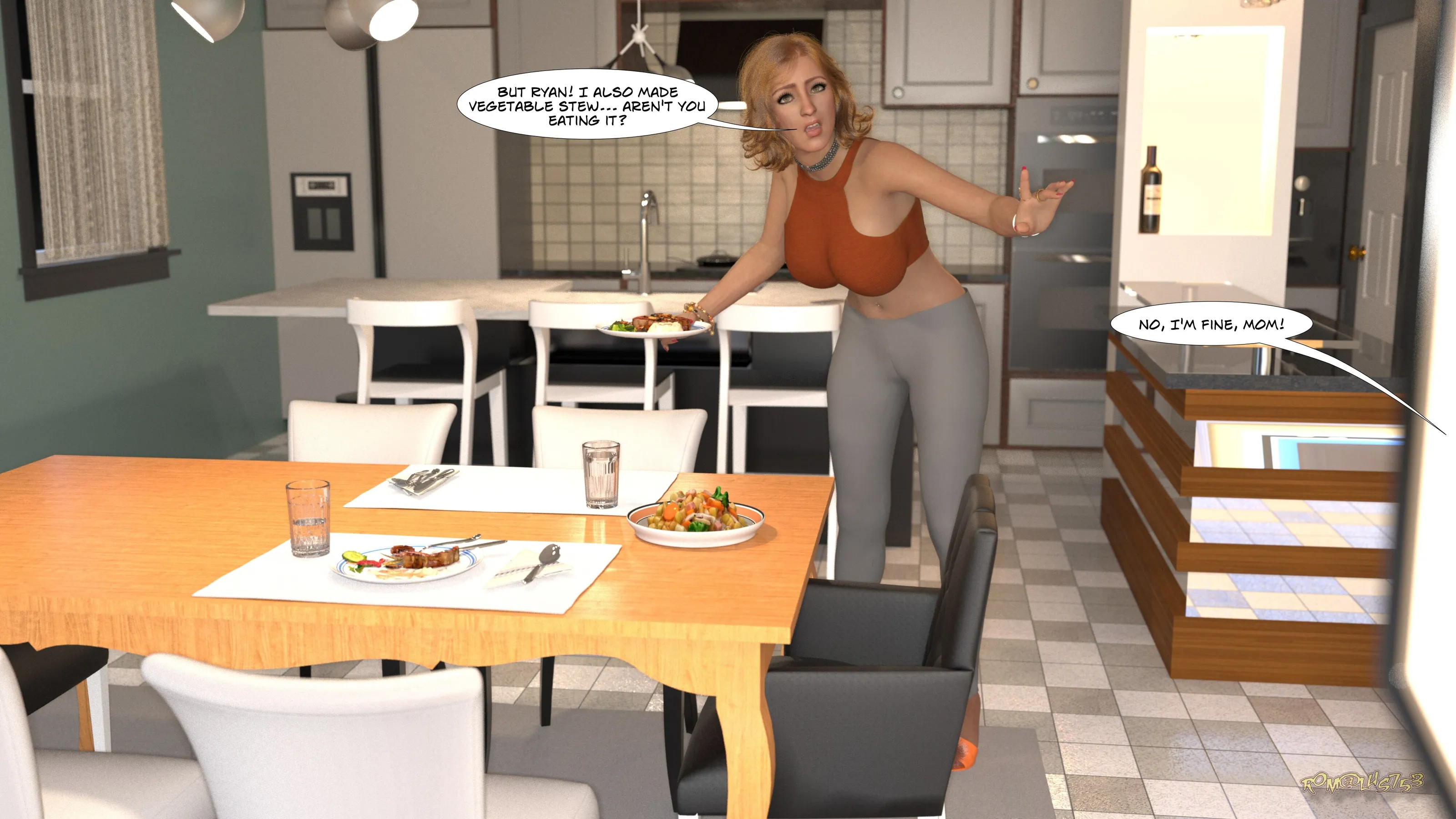 Mom’s unexpected solution - 1 . Mom's unexpected solution - Chapter 1 [Rom@lus753] - Page 66
