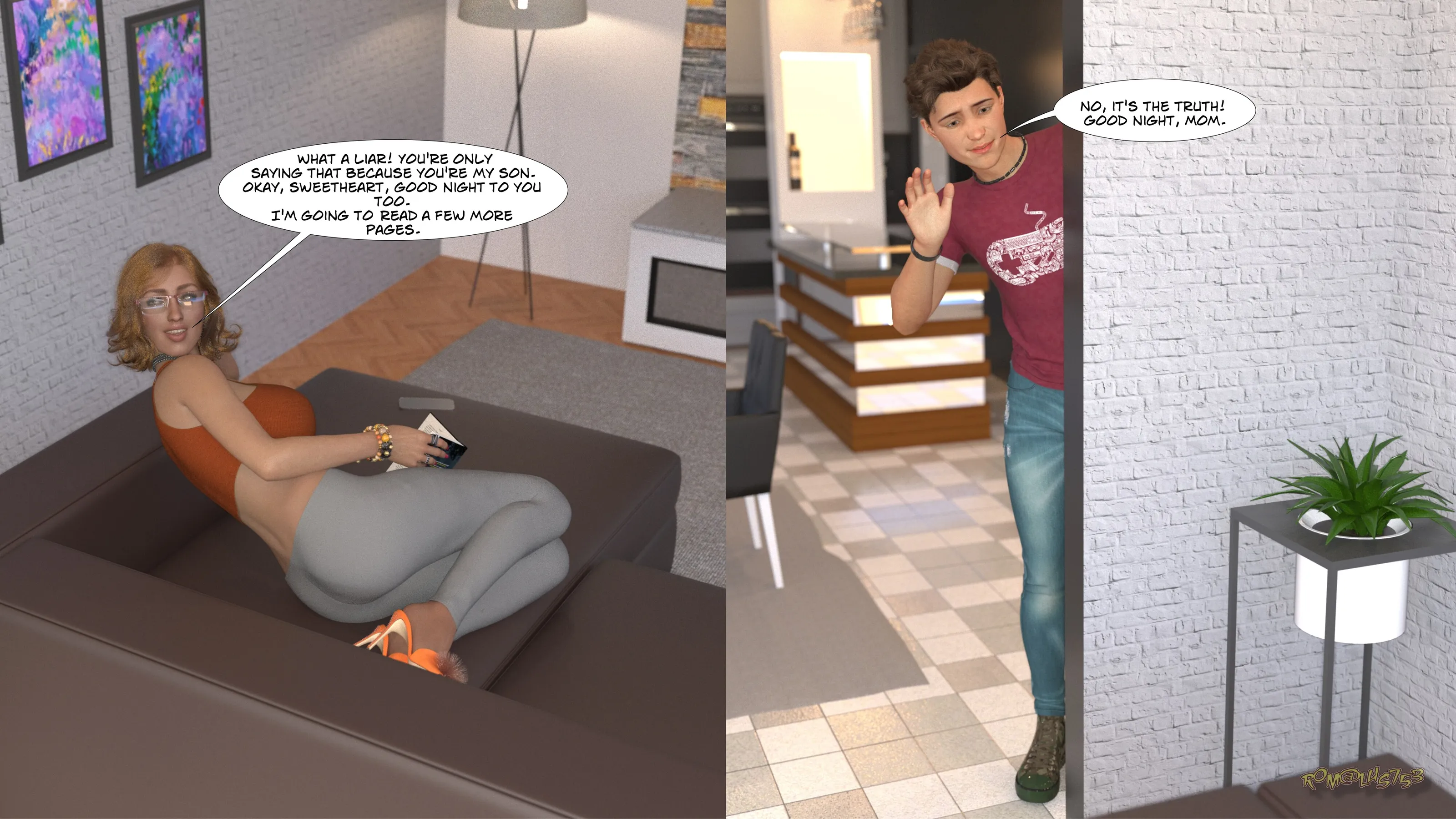 Mom’s unexpected solution - 1 . Mom's unexpected solution - Chapter 1 [Rom@lus753] - Page 72