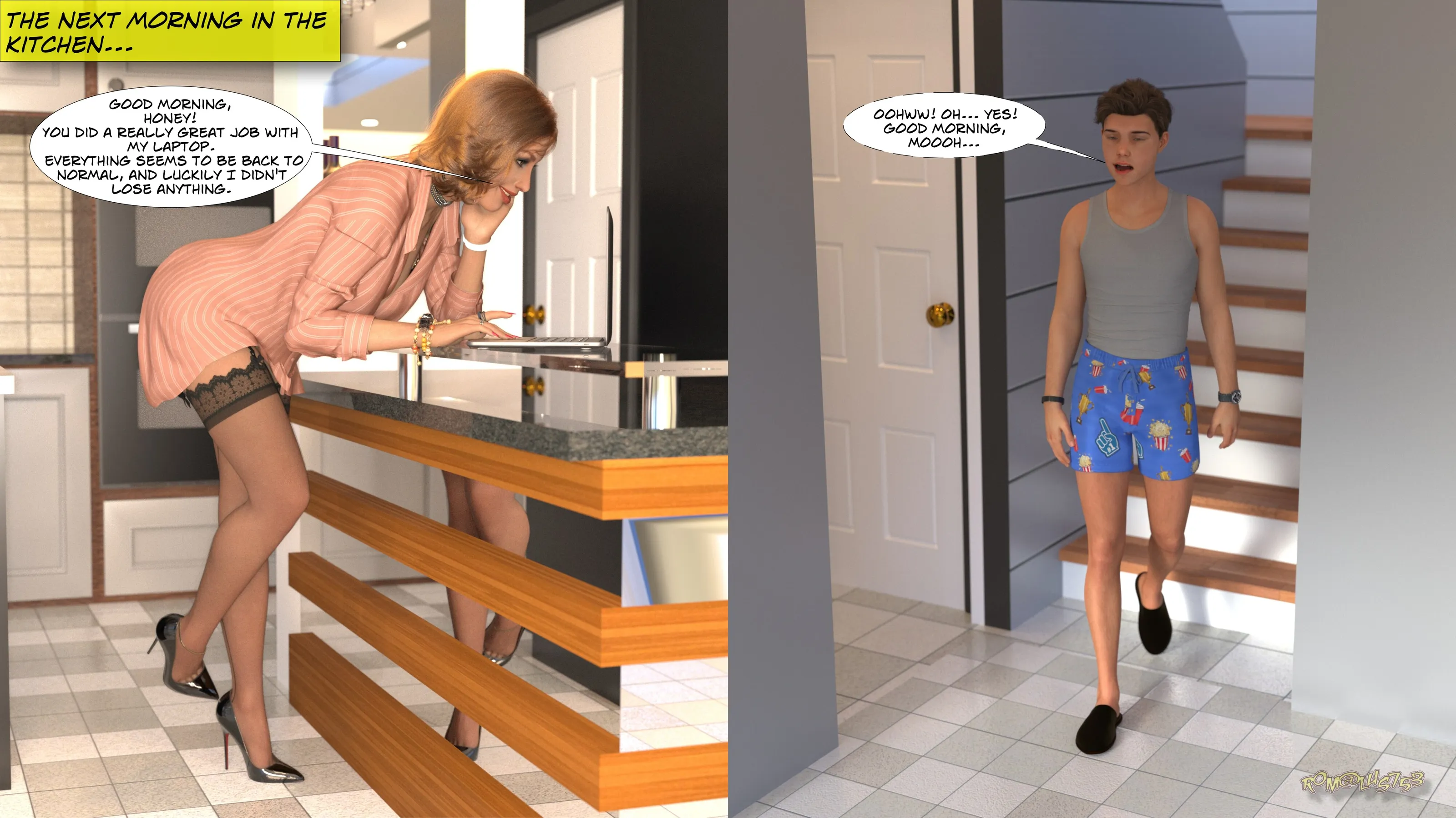 Mom’s unexpected solution - 1 . Mom's unexpected solution - Chapter 1 [Rom@lus753] - Page 95