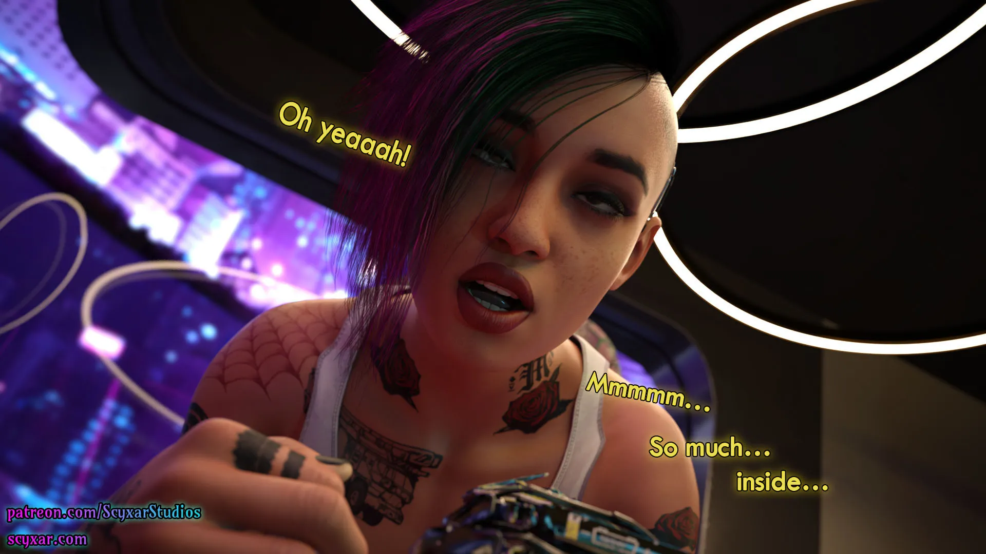 Once You Go Black, You Never Go Back (Cyberpunk) - 9 . Once You Go Black, You Never Go Back - Chapter 9 - Page 39