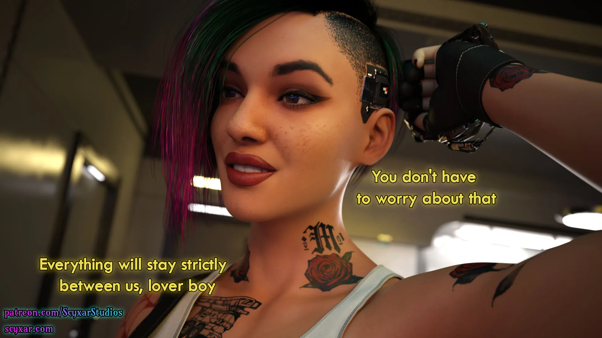 Once You Go Black, You Never Go Back (Cyberpunk) - 9 . Once You Go Black, You Never Go Back - Chapter 9 - Page 46