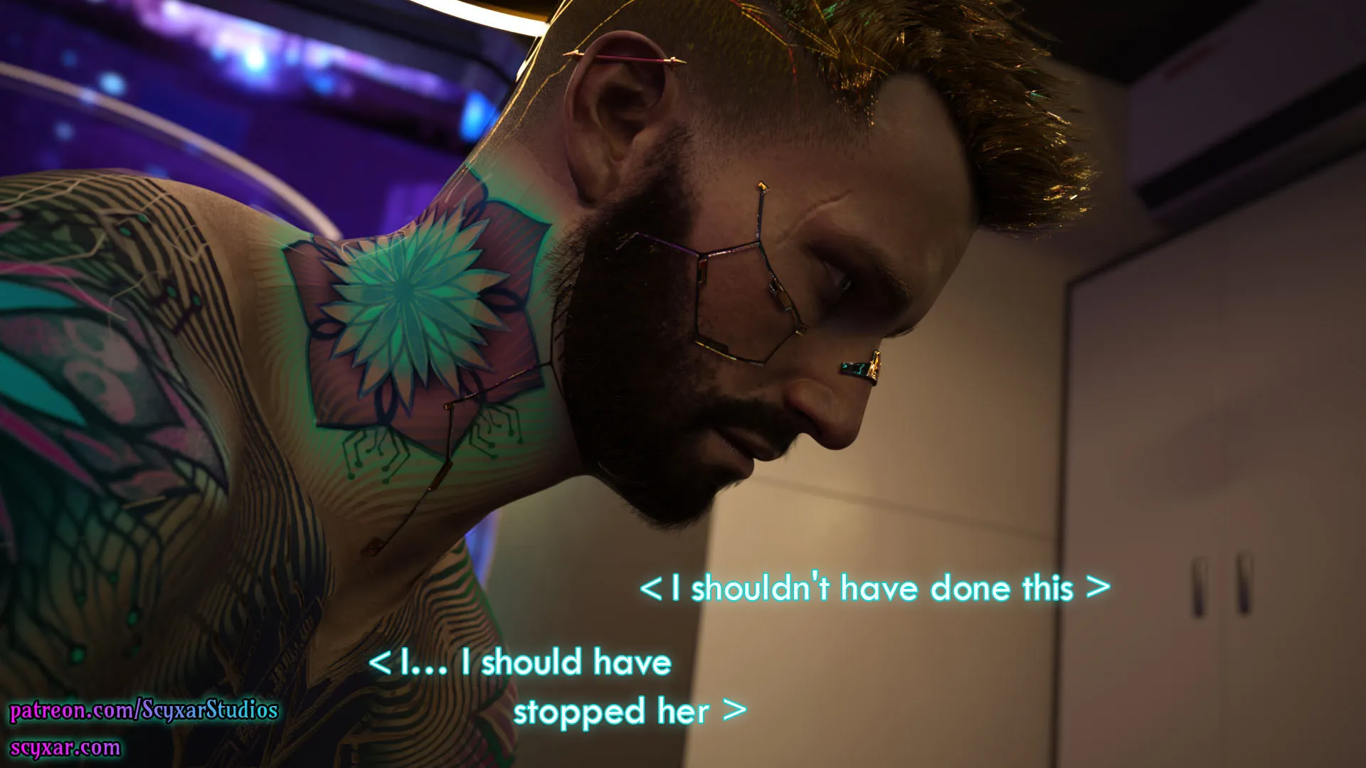 Once You Go Black, You Never Go Back (Cyberpunk) - 9 . Once You Go Black, You Never Go Back - Chapter 9 - Page 49