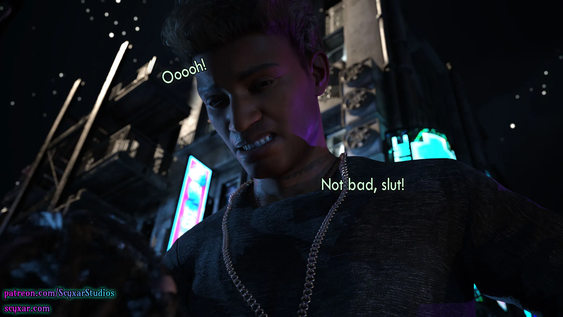 Once You Go Black, You Never Go Back (Cyberpunk) - 9 . Once You Go Black, You Never Go Back - Chapter 9 - Page 57