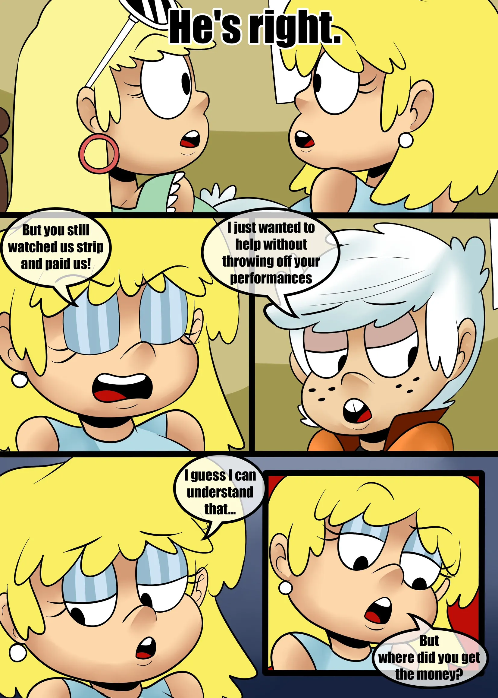 Louds In The Club (The Loud House) - 1 . Louds in the club - Chapter 1 [Zaicomaster14] - Page 12